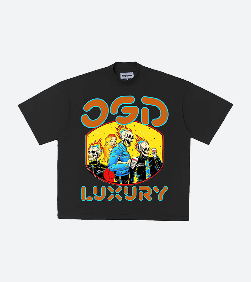 OGD Tees Animated Series 2 Black - OGD Luxury